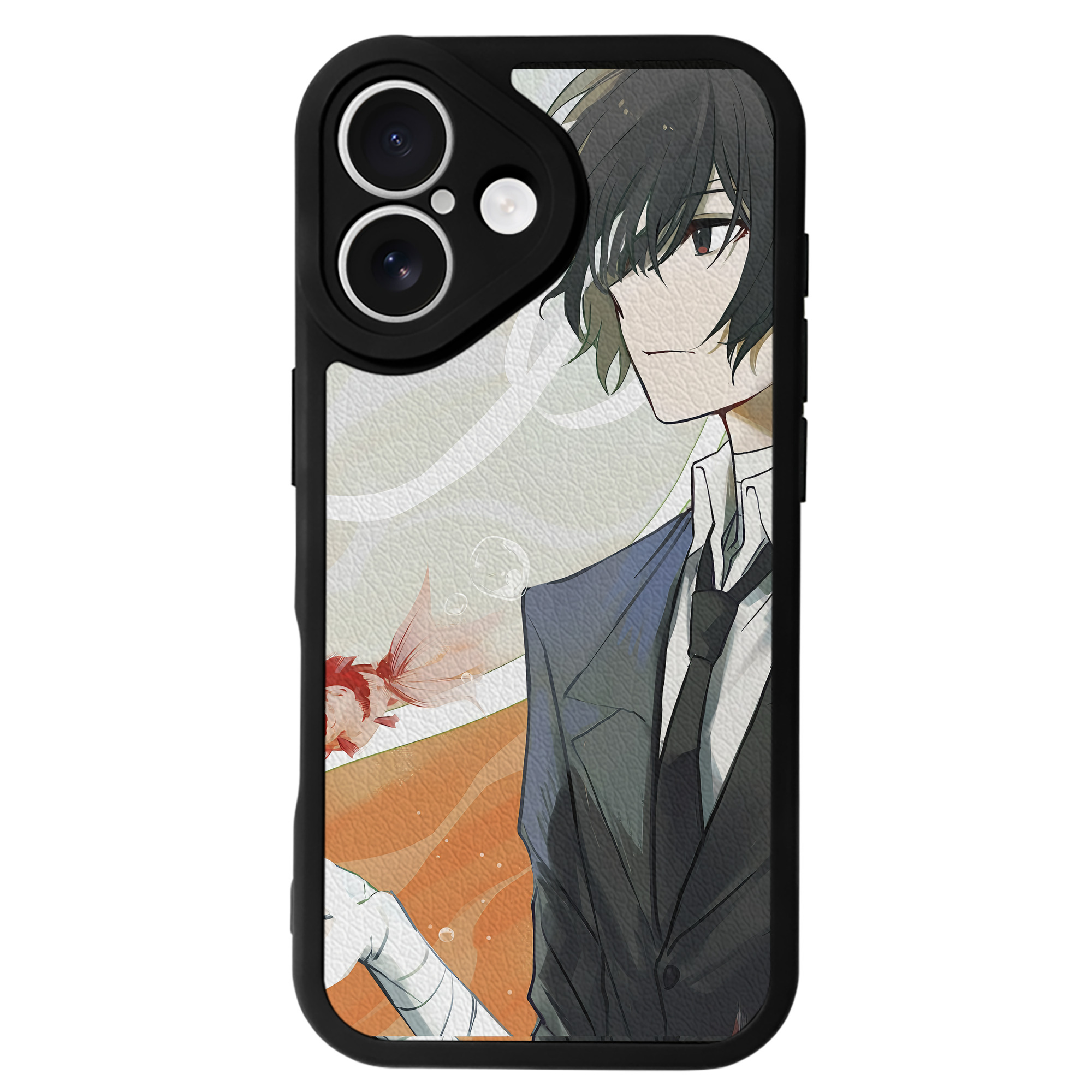 （画像用） 文豪ストレイドッグス Bungo Stray Dogs 【iPhone 16シリーズ対応】シリコンスマホケース（レザー調） 材質：シリコン